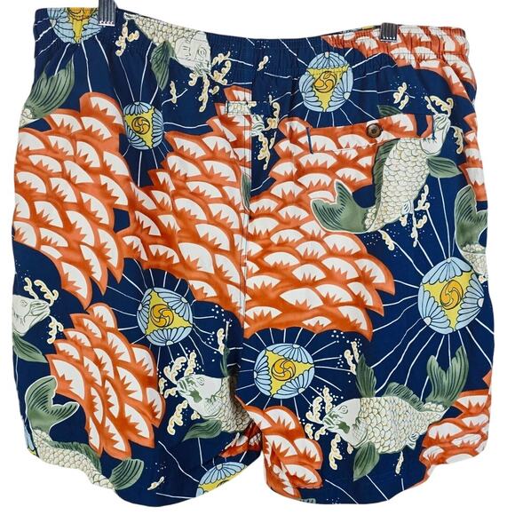 Tommy Bahama Men's Aquatic Fish Vacation Poolside Swim Trunks Shorts L - Picture 2 of 3
